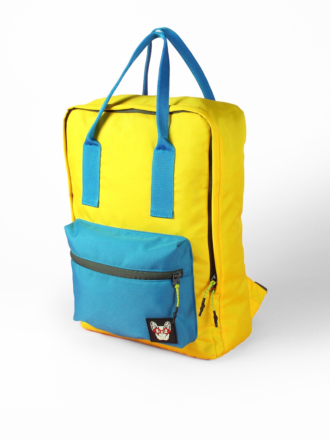 

MADBRAG Colourblocked Backpack, Yellow