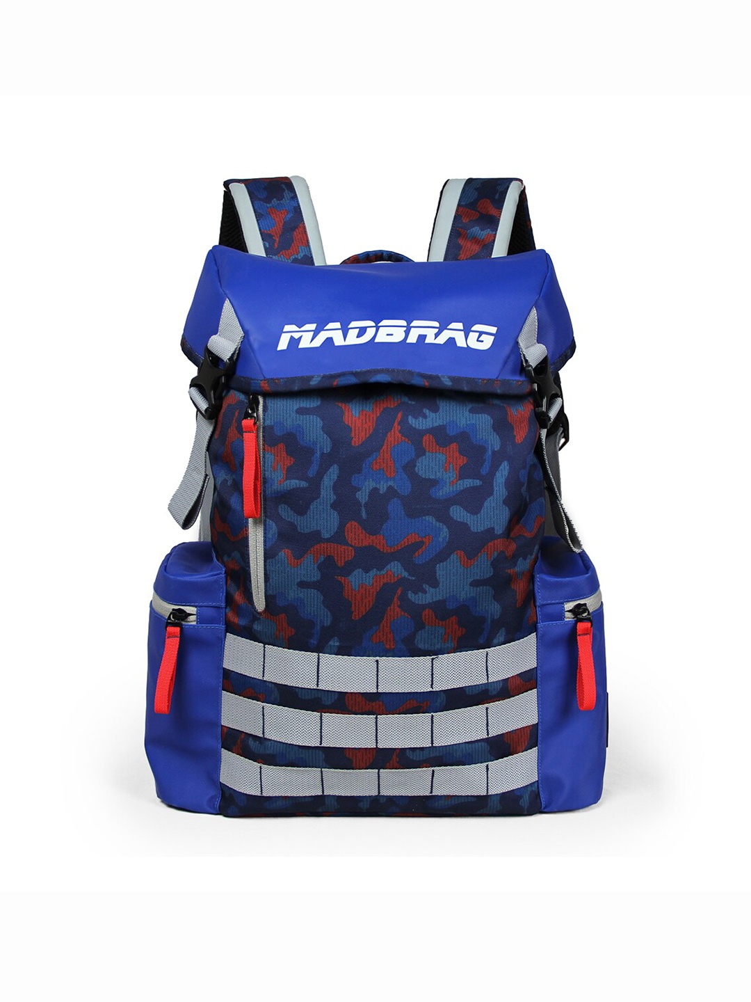 

MADBRAG Colourblocked Backpack, Blue