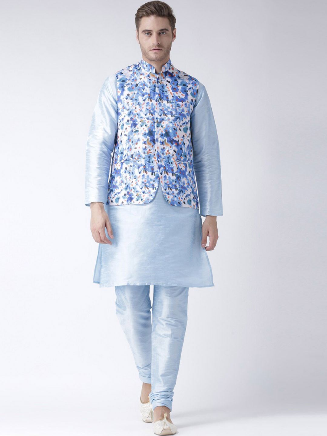 

hangup trend Men Kurta with Churidar, Blue
