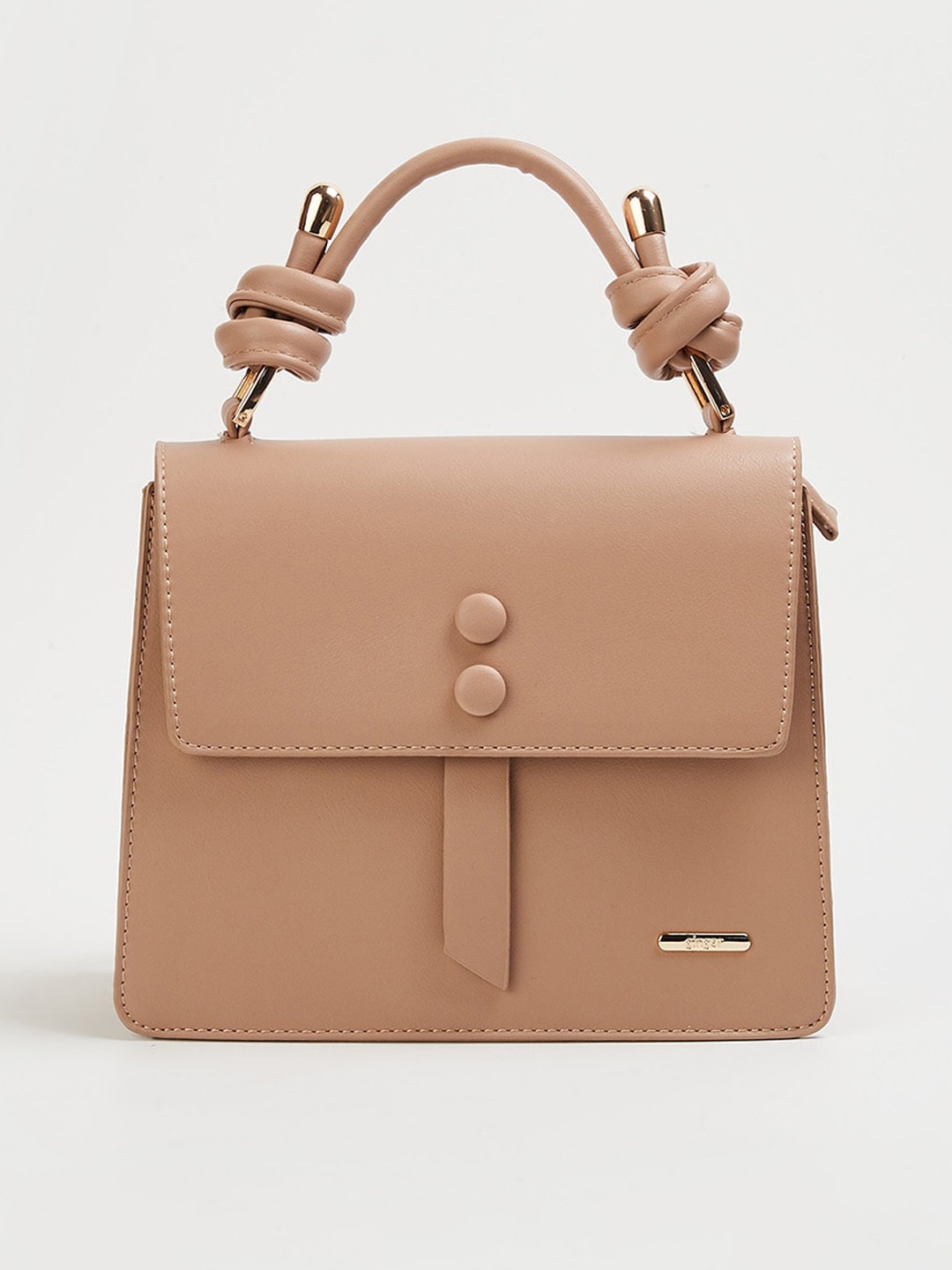

Ginger by Lifestyle Structured Satchel, Beige