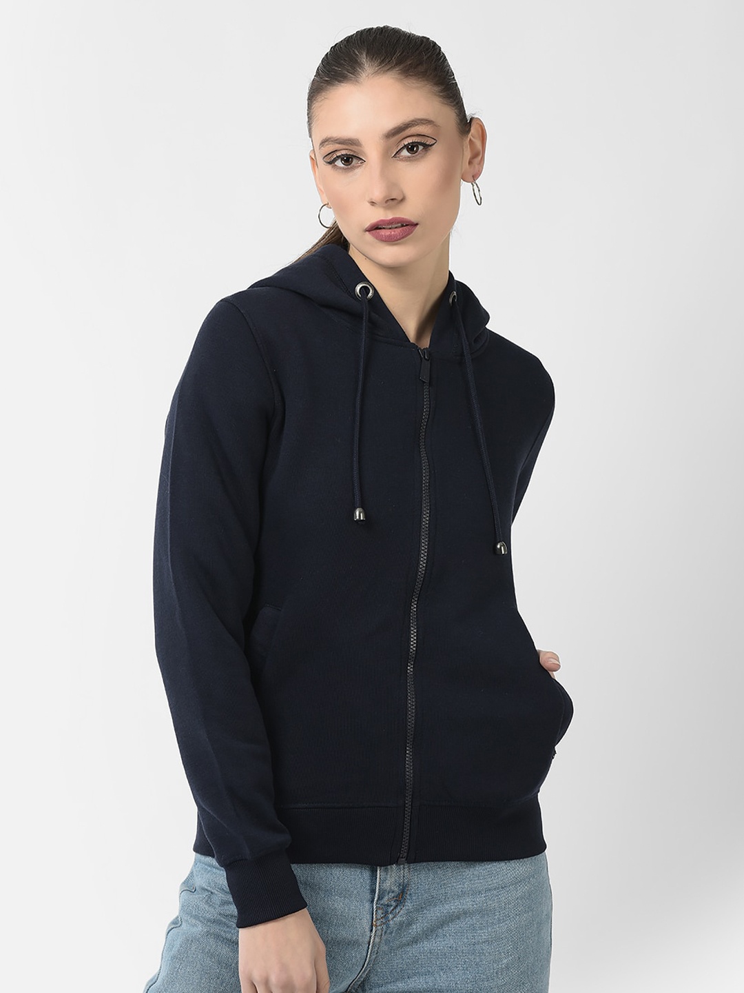 

Crimsoune Club Women Hooded Sweatshirt, Navy blue