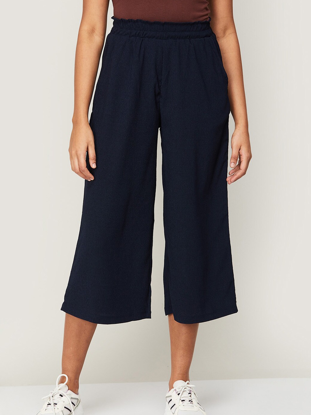 

Fame Forever by Lifestyle Women Culottes Trousers, Navy blue