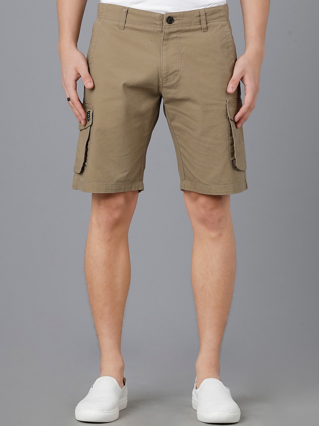 

YOVISH Men Slim Fit Cargo Shorts, Khaki