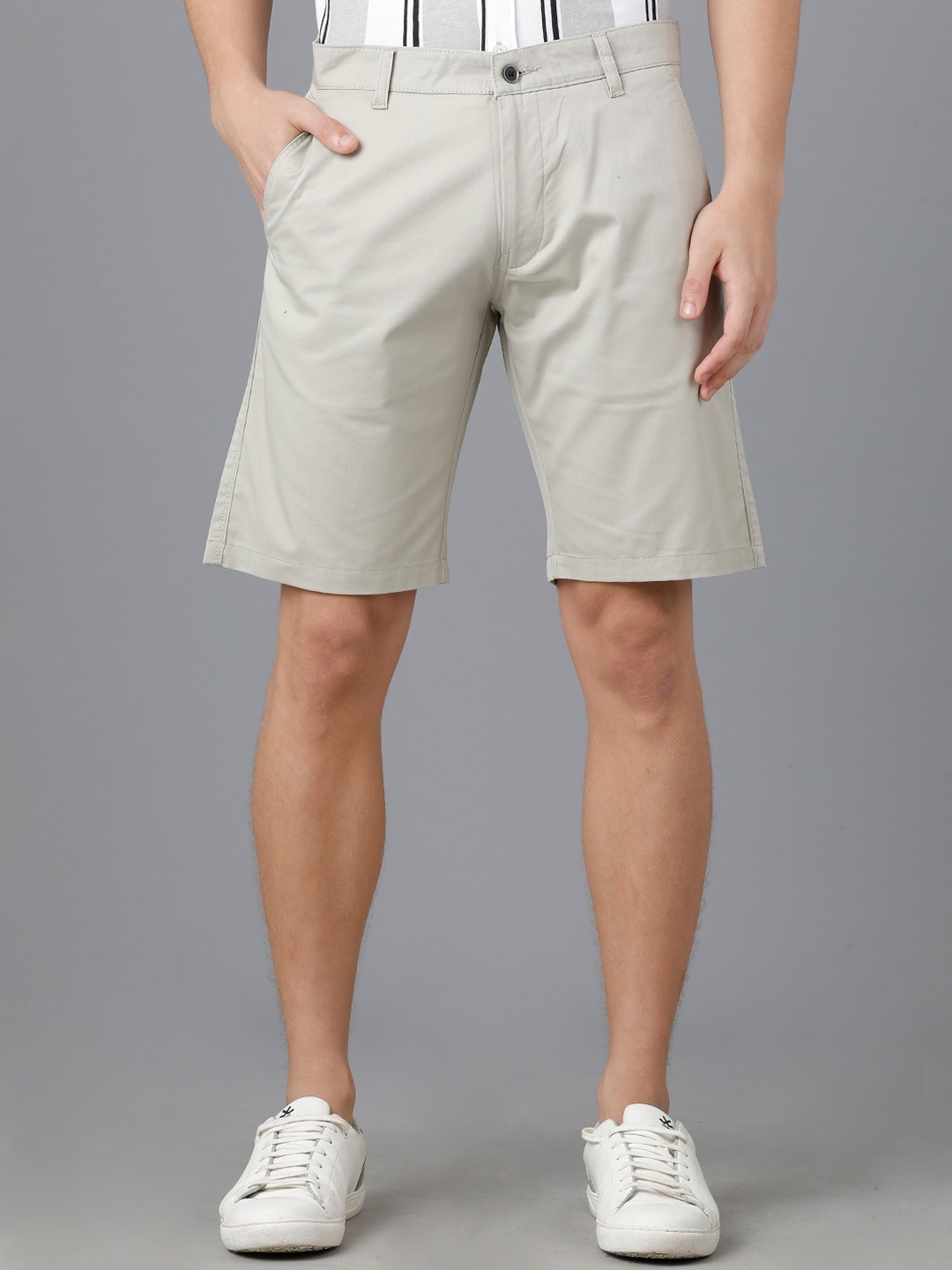 

YOVISH Men Slim Fit Shorts, Beige