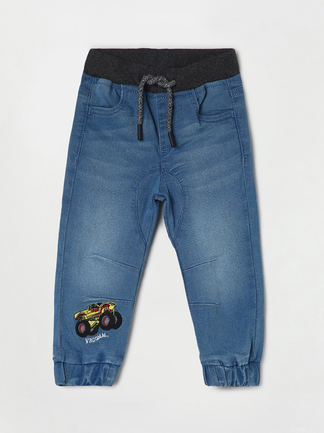 

Juniors by Lifestyle Boys Easy Wash Pleated Cotton Joggers, Blue
