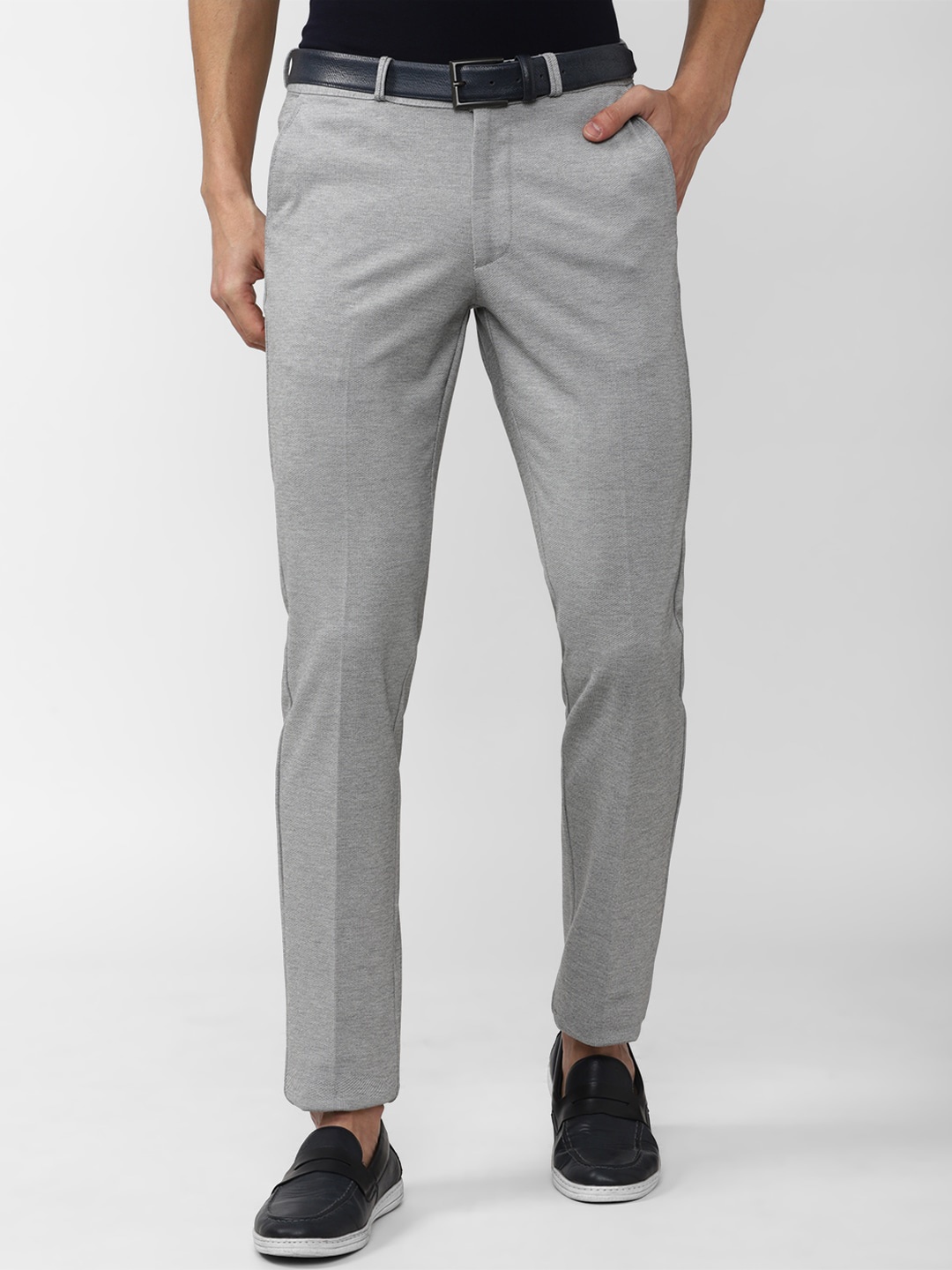 

Van Heusen Sport Men Textured Slim Fit Trouser, Grey