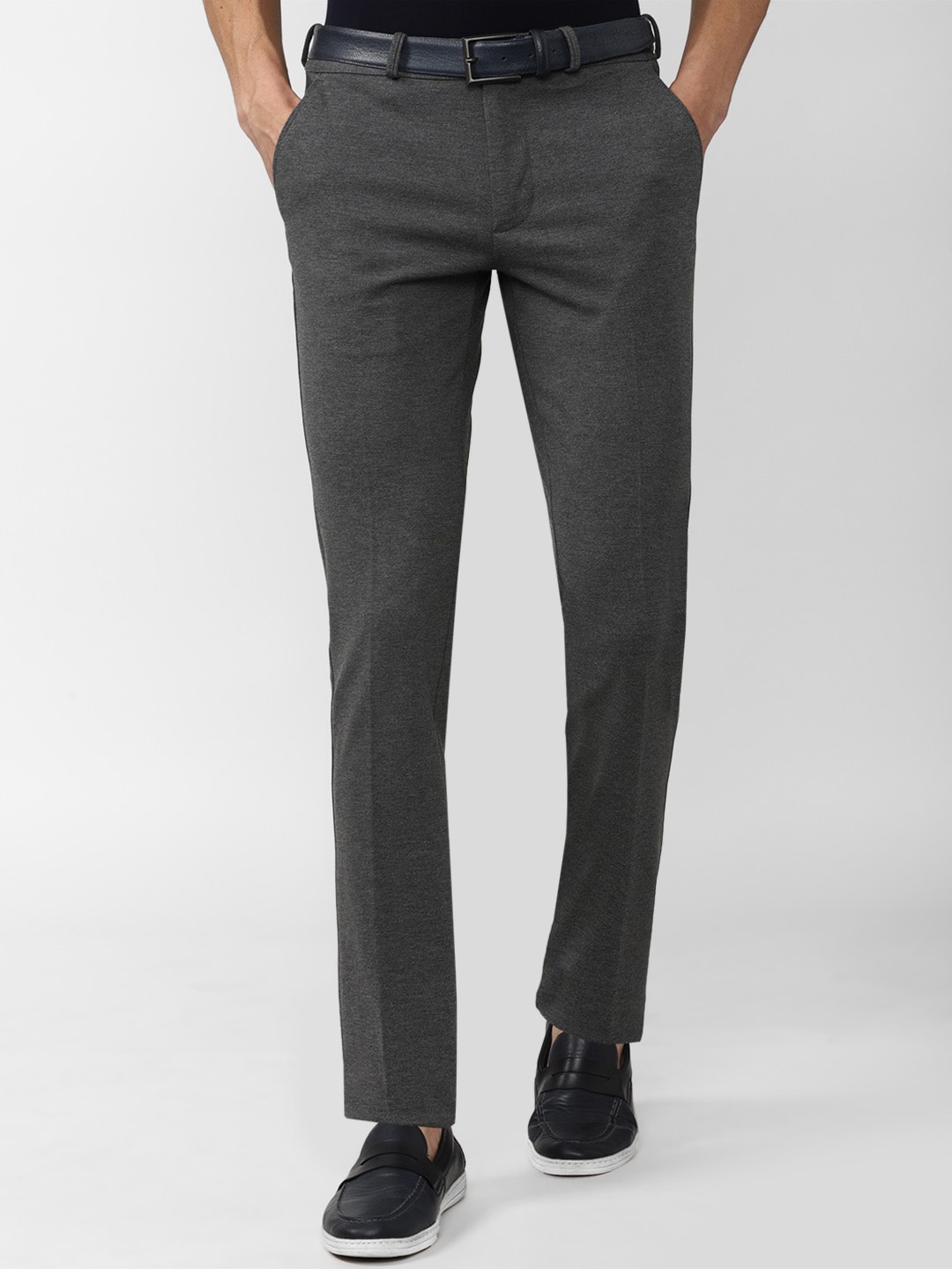 

Van Heusen Sport Men Slim Fit Formal Trousers, Grey