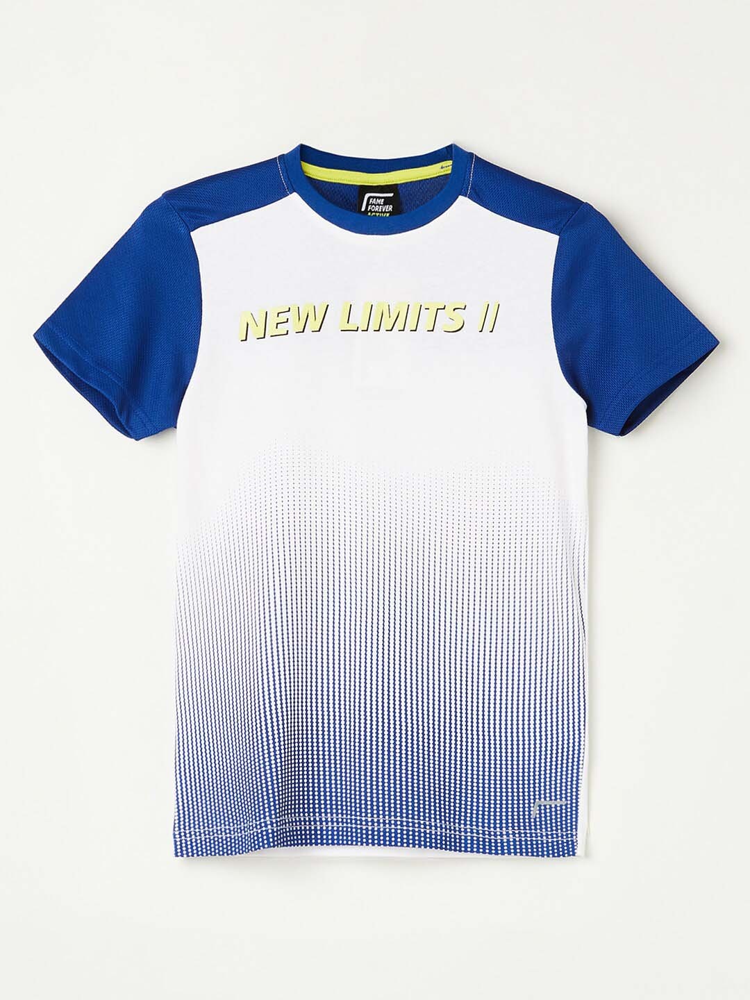 

Fame Forever by Lifestyle Boys Colourblocked Cotton T-shirt, White