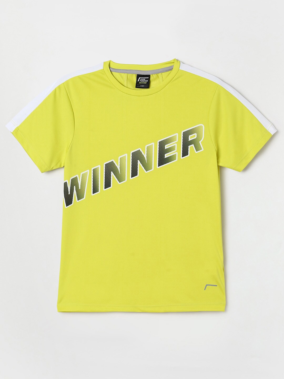 

Fame Forever by Lifestyle Boys Typography Printed T-shirt, Yellow