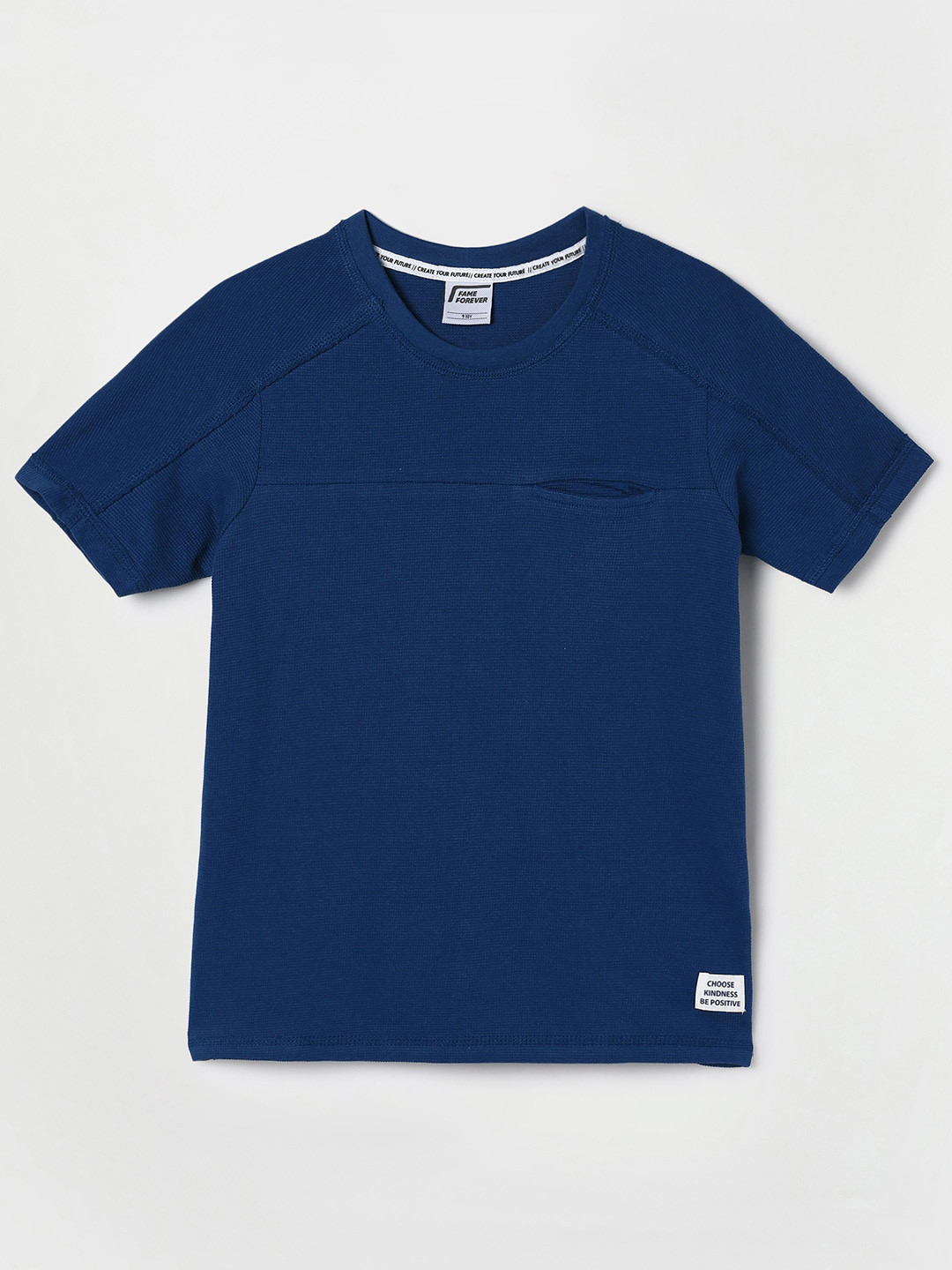

Fame Forever by Lifestyle Boys Cotton T-shirt, Navy blue