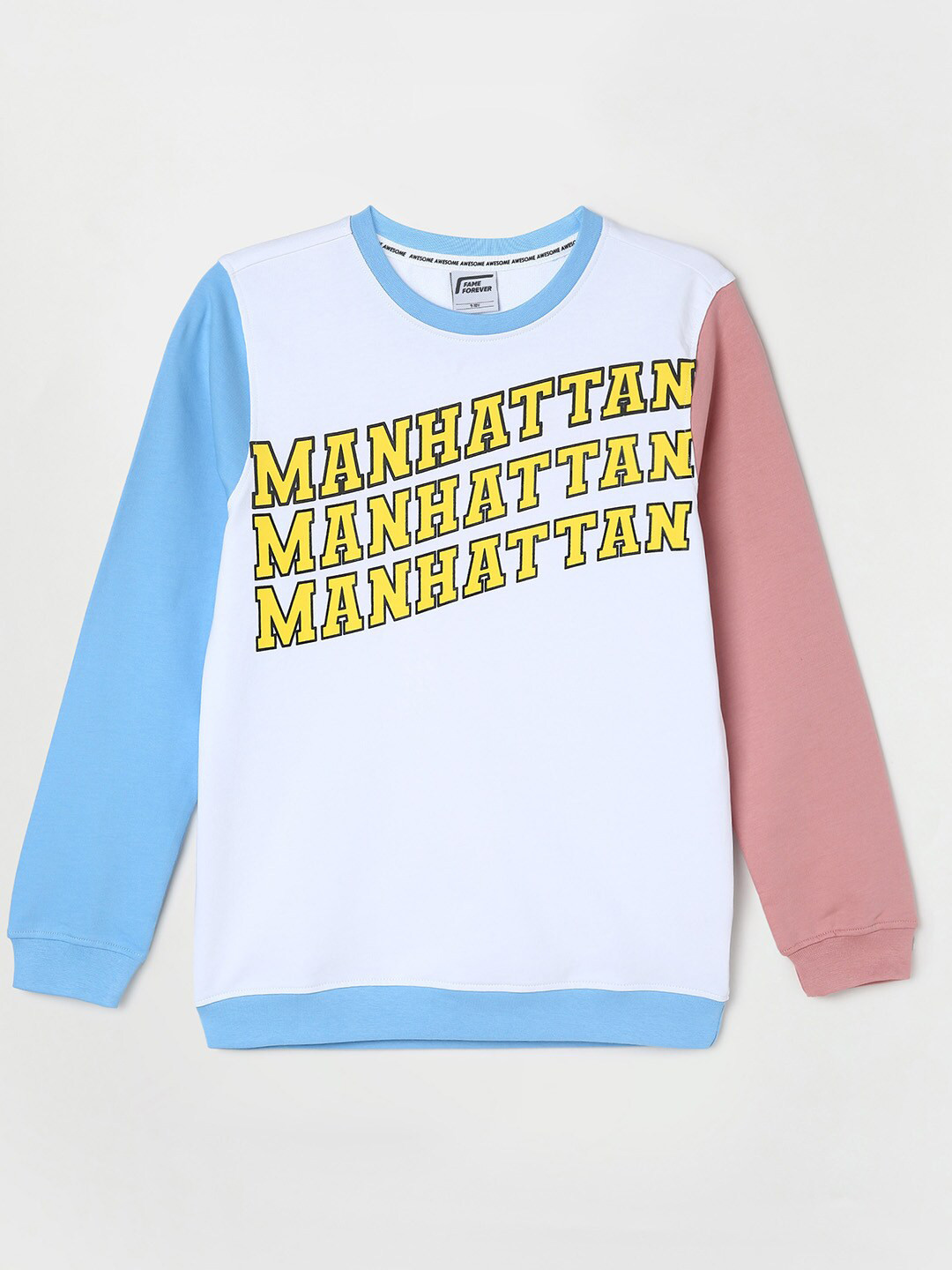 

Fame Forever by Lifestyle Boys Cotton Sweatshirt, White