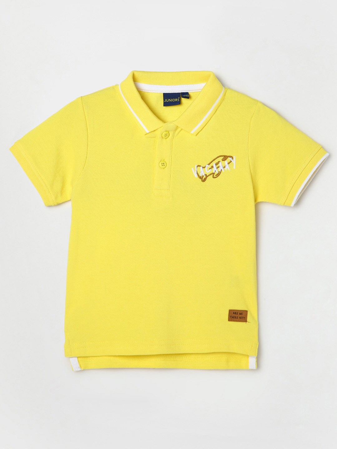 

Juniors by Lifestyle Boys Polo Collar Cotton T-shirt, Yellow
