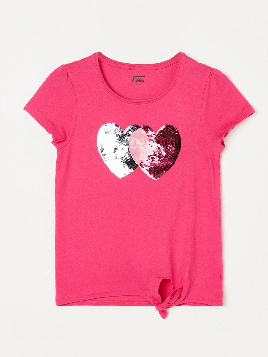 

Fame Forever by Lifestyle Girls Cotton T-shirt, Pink