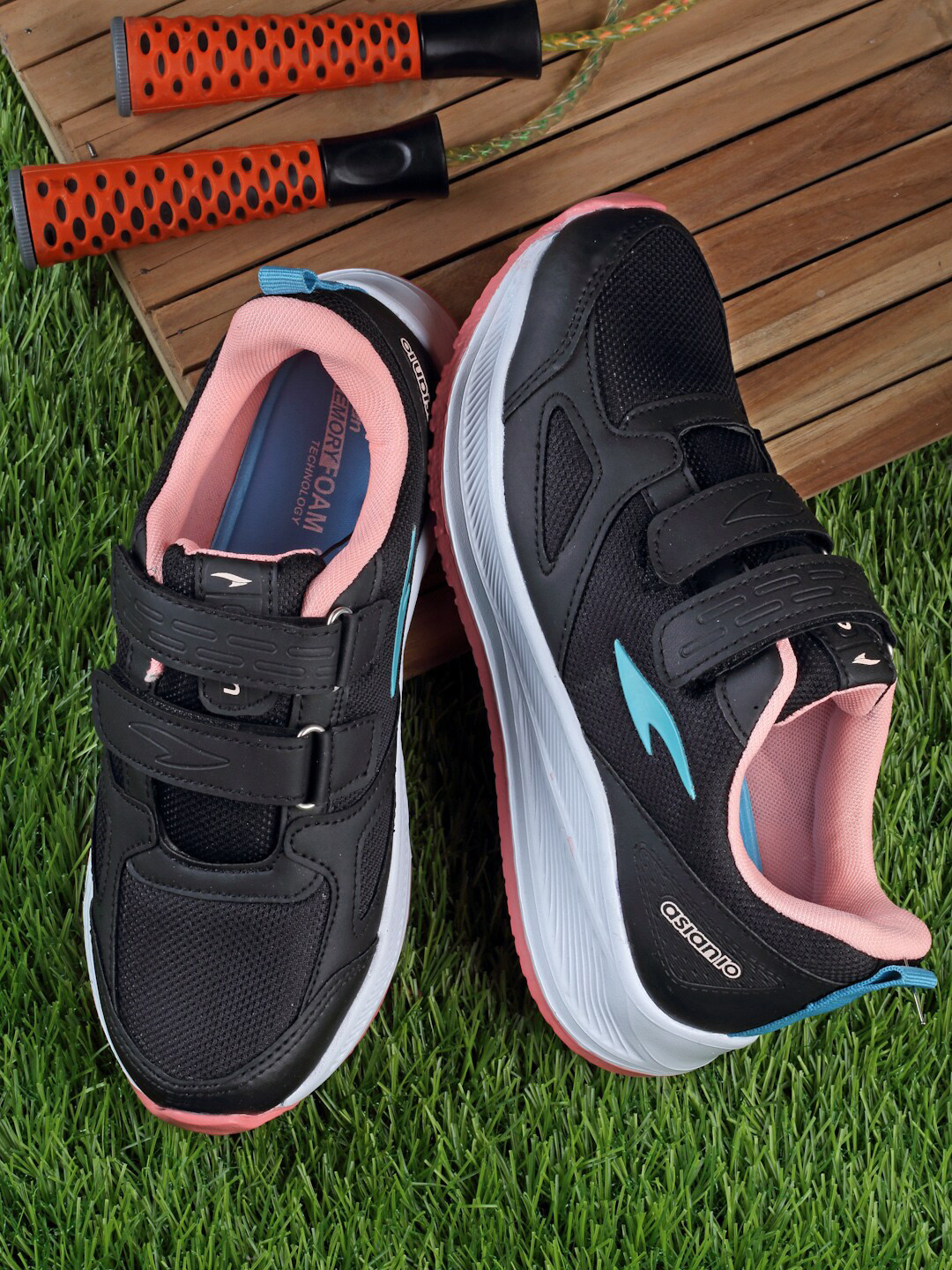 

ASIAN Women Marking Running Sports Shoes, Black