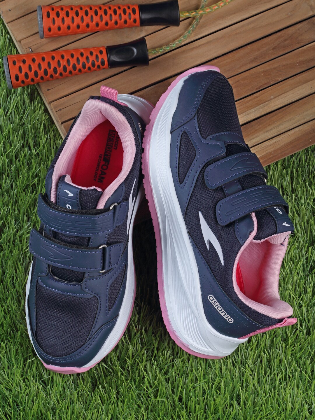 

ASIAN Women Marking Running Sports Shoes, Navy blue