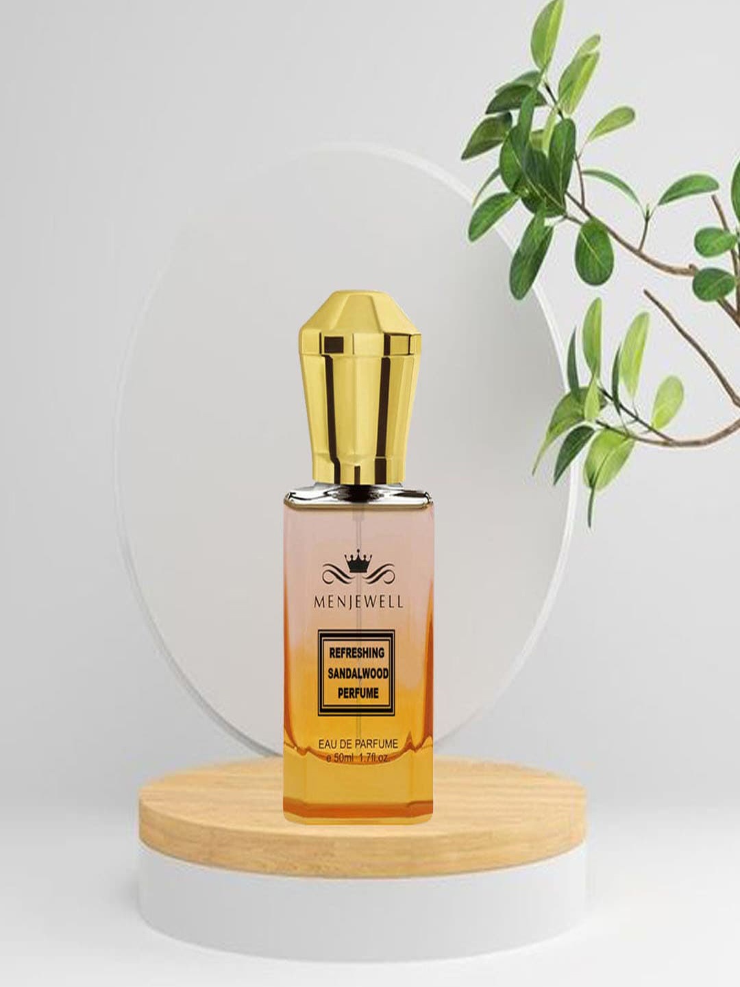 

Menjewell Refreshing Sandalwood Eau de Parfum - 50 ml, Yellow