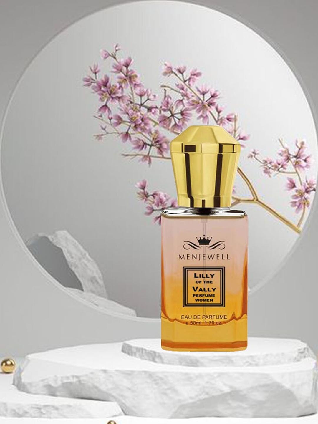 

Menjewell Women Mirana Lily Of The Valley Perfume Eau de Parfum - 50ml, Yellow