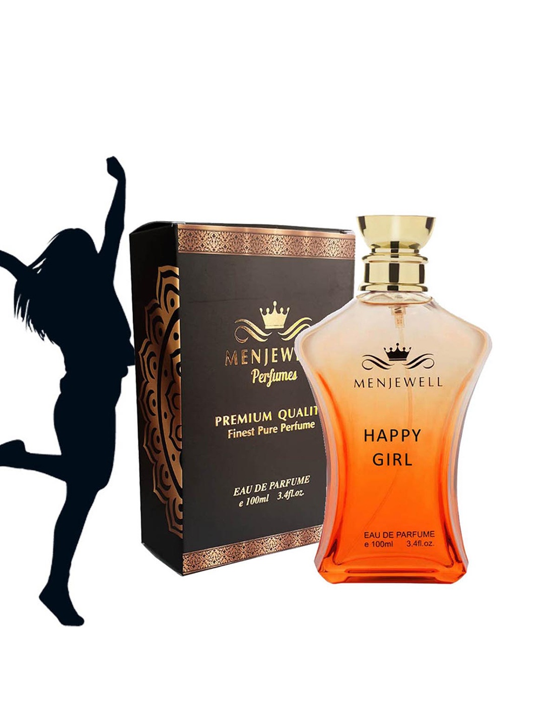 

Menjewell Women Mirana Happy Girl Eau De Parfum 100 ml, Yellow