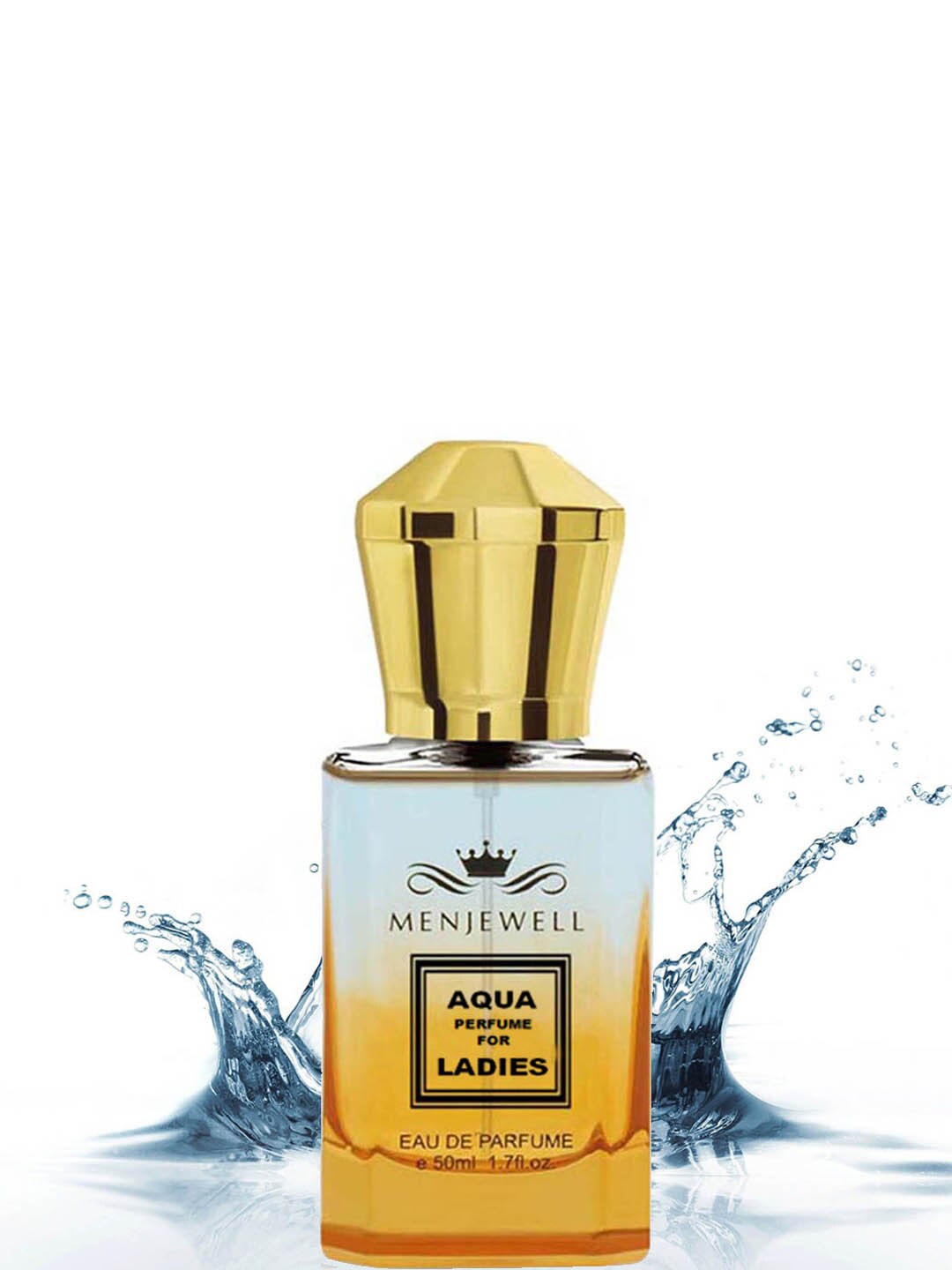 

Menjewell Women Aqua Premium Quality Eau de Parfum- 50 ml, Yellow