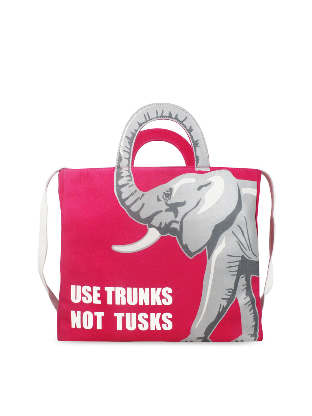 

Colorbar Typography Printed Oversized Shopper Tote Bag, Pink