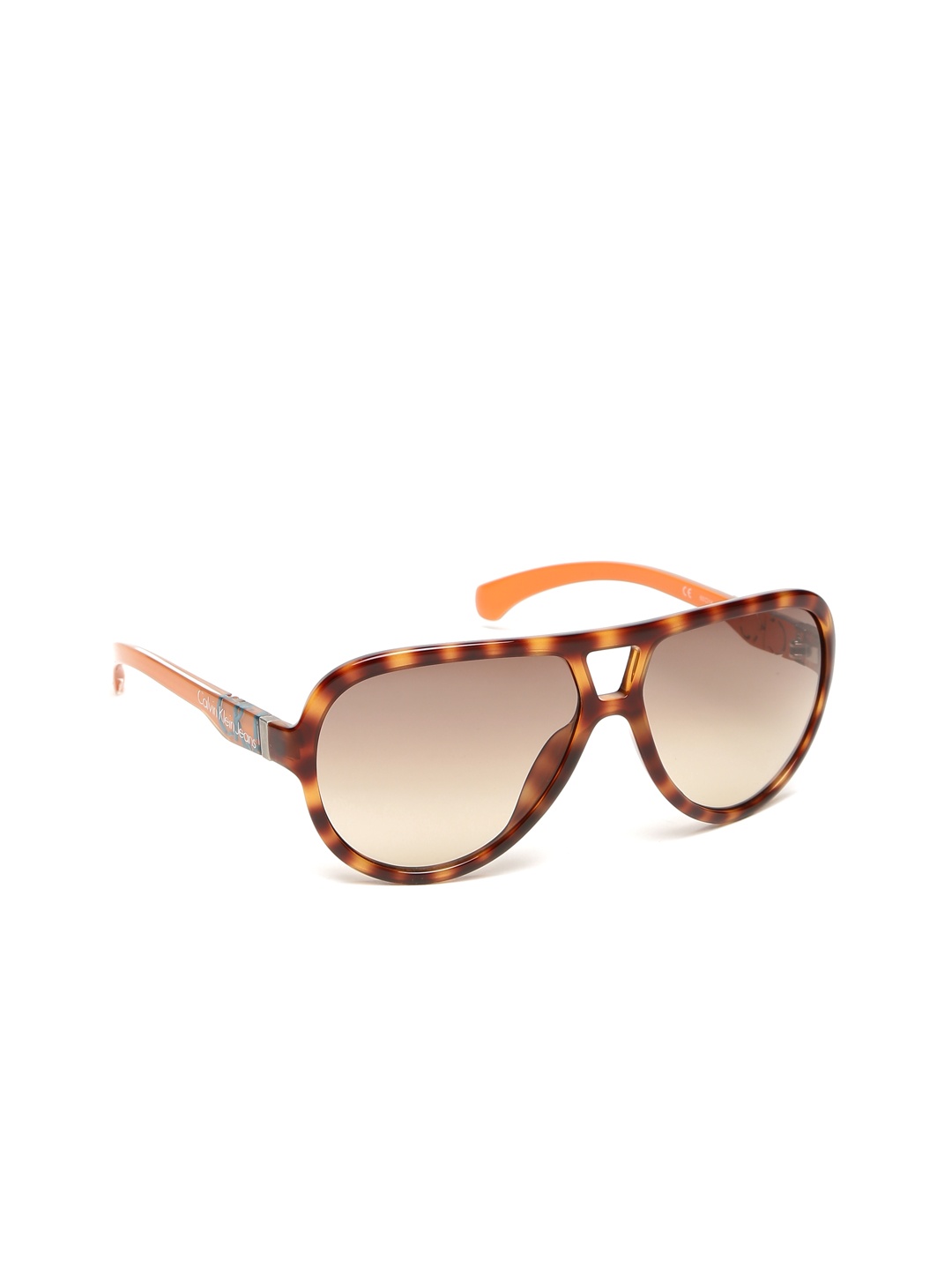 

Calvin Klein Jeans Women Aviator Sunglasses 740 216 60 S, Brown