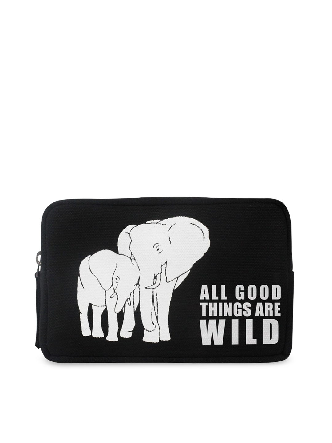 

Colorbar Women Printed Box Clutch, Black