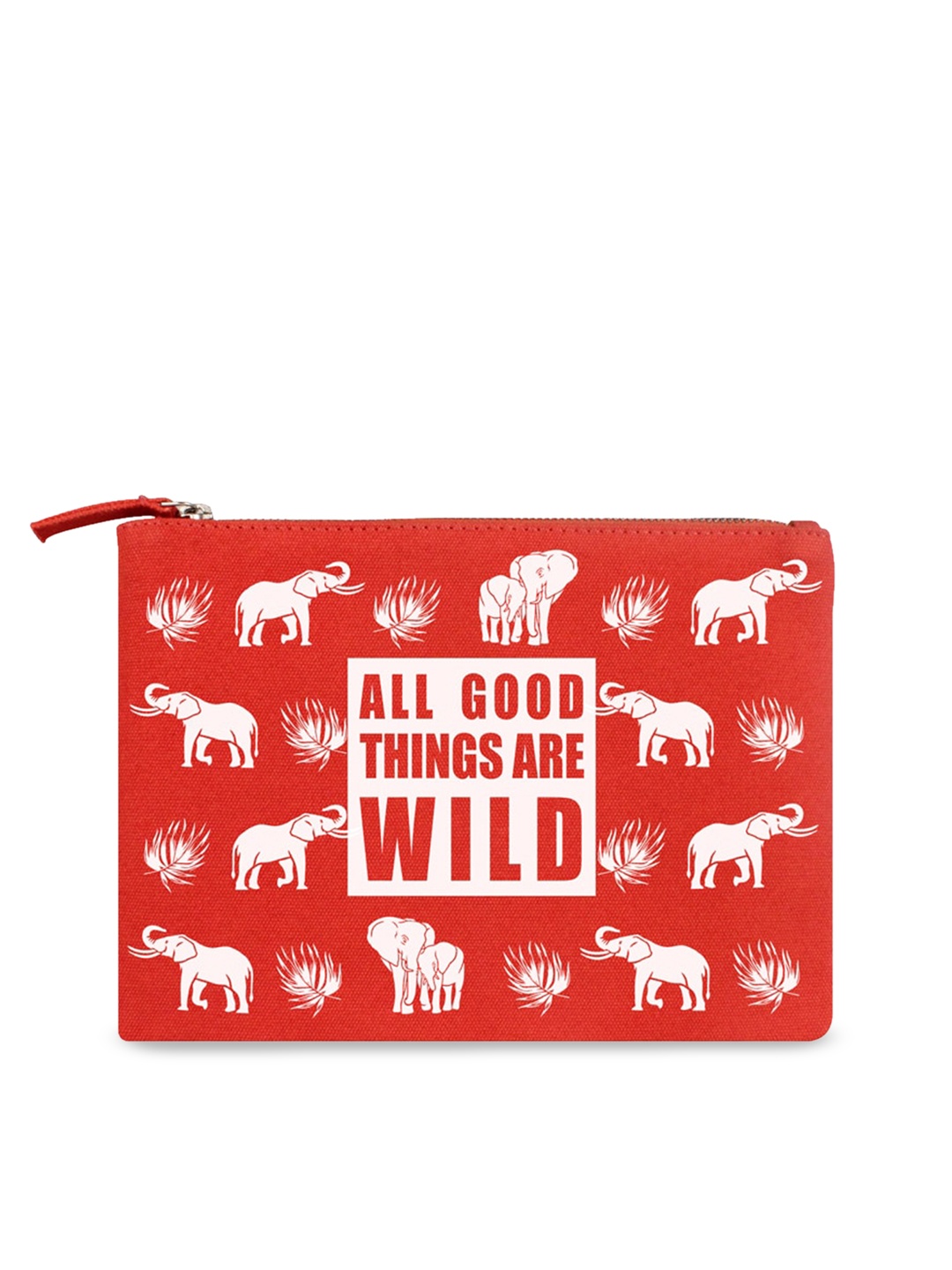 

Colorbar Printed Co-Earth The Trumpet Flat Pouch, Orange