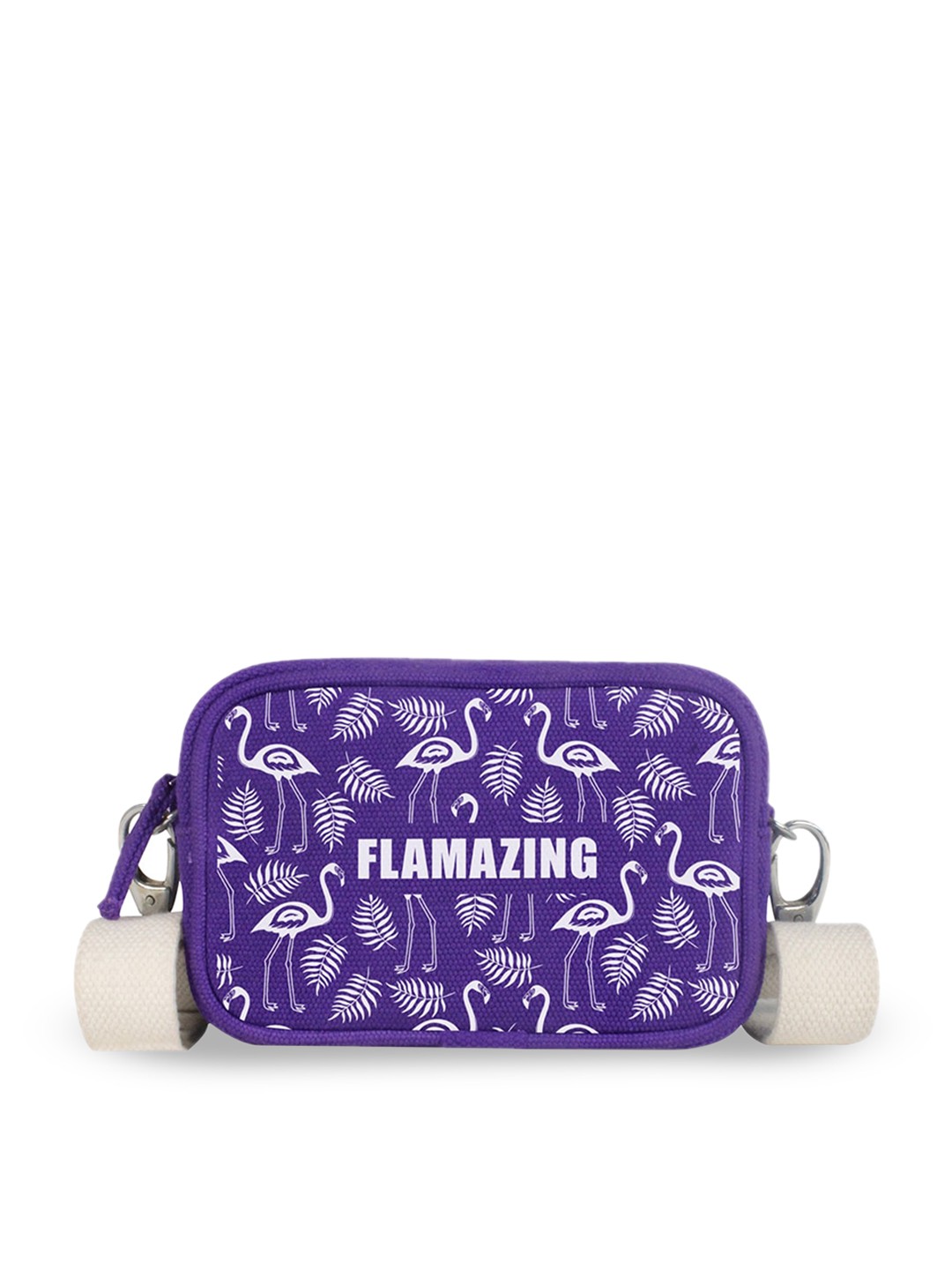 

Colorbar Printed Co-Earth Flamazing Zipper Crossbody, Purple