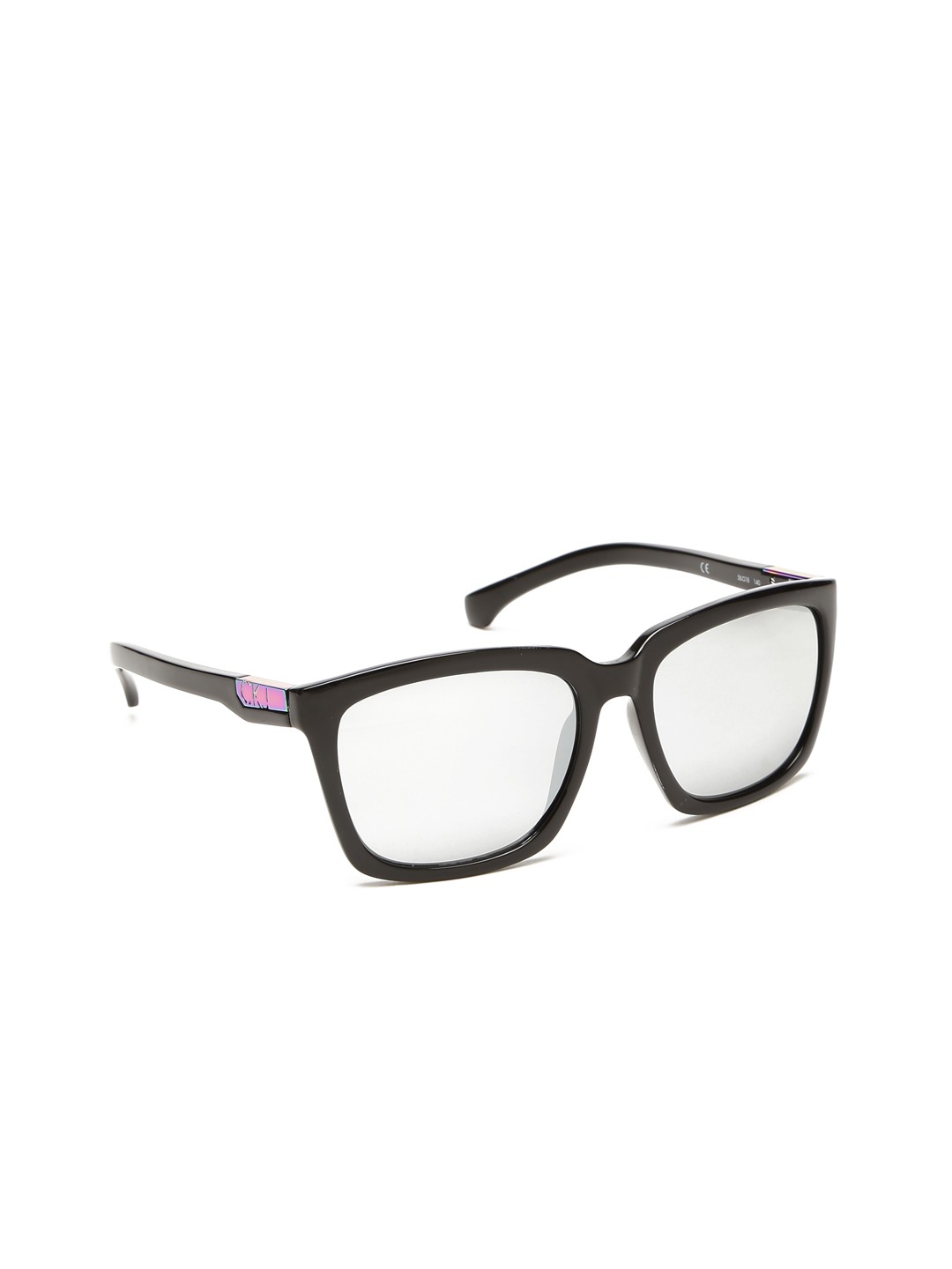 

Calvin Klein Jeans Unisex Mirrored Wayfarer Sunglasses 750 001 56 S, Silver