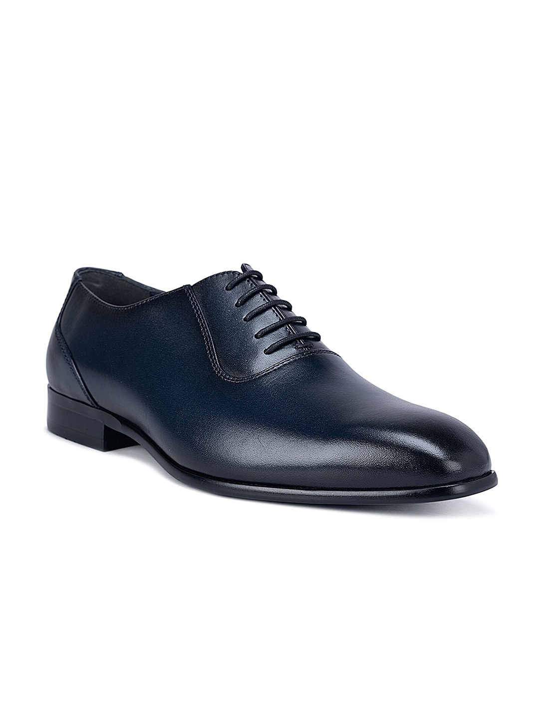 

ROSSO BRUNELLO Men Leather Formal Oxfords, Navy blue