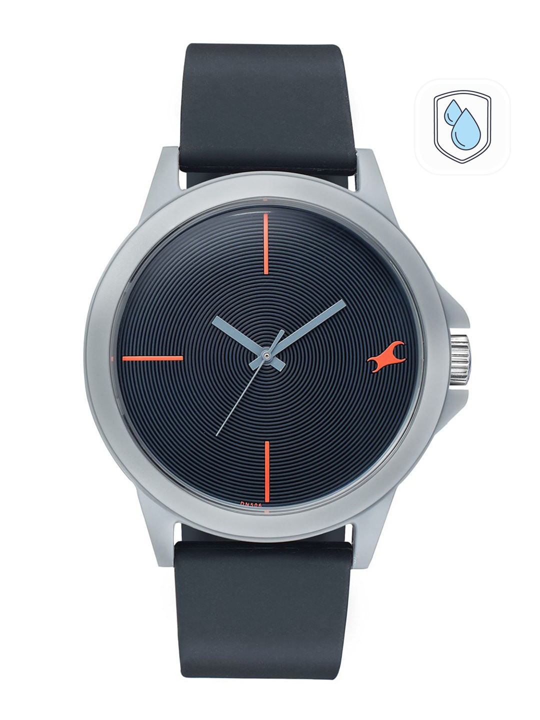 

Fastrack Dial Straps Analogue Watch 38024PP61W, Black