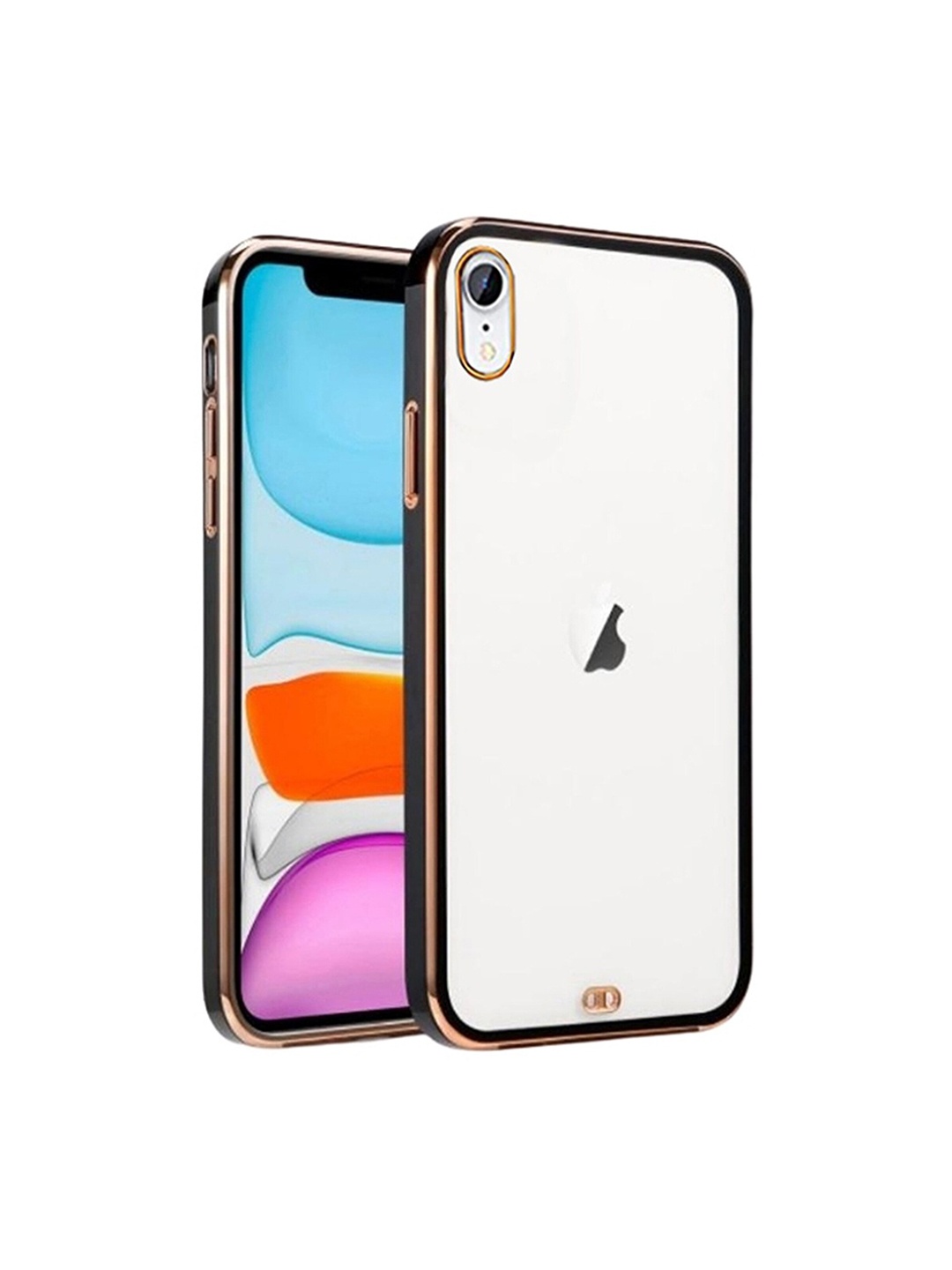 

Karwan iPhone XR Squareplatting Mobile Back Cover, Transparent