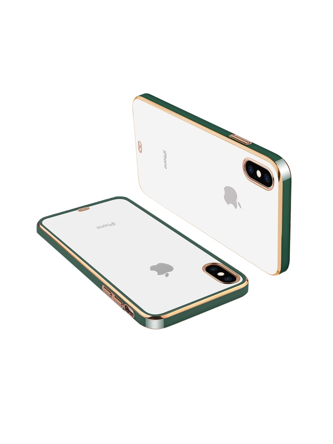 

Karwan iPhone XS Squareplatting Mobile Back Cover, Green