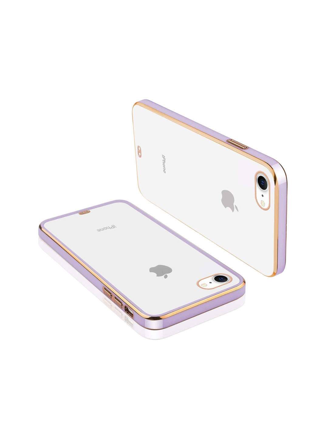 

Karwan iPhone 7 Squareplatting Mobile Back Cover, Purple