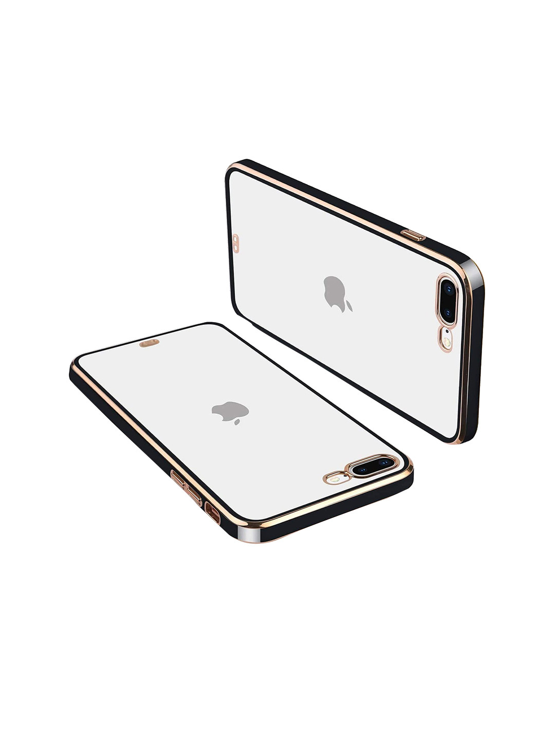 

Karwan iPhone 7 Plus Squareplatting Mobile Back Cover, Black