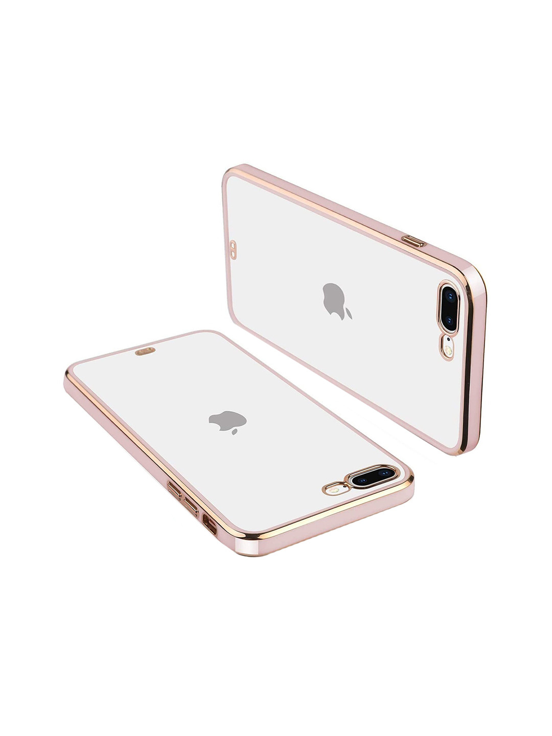 

Karwan iPhone 8 PLUS Squareplatting Phone Back Cover, Pink