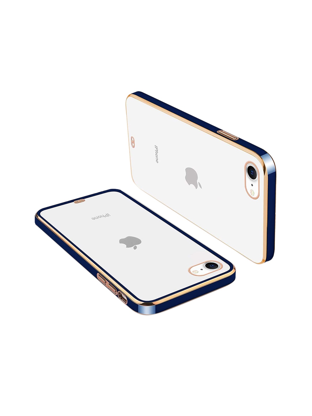 

Karwan iPhone SE 2020 Squareplatting Phone Back Cover, Blue