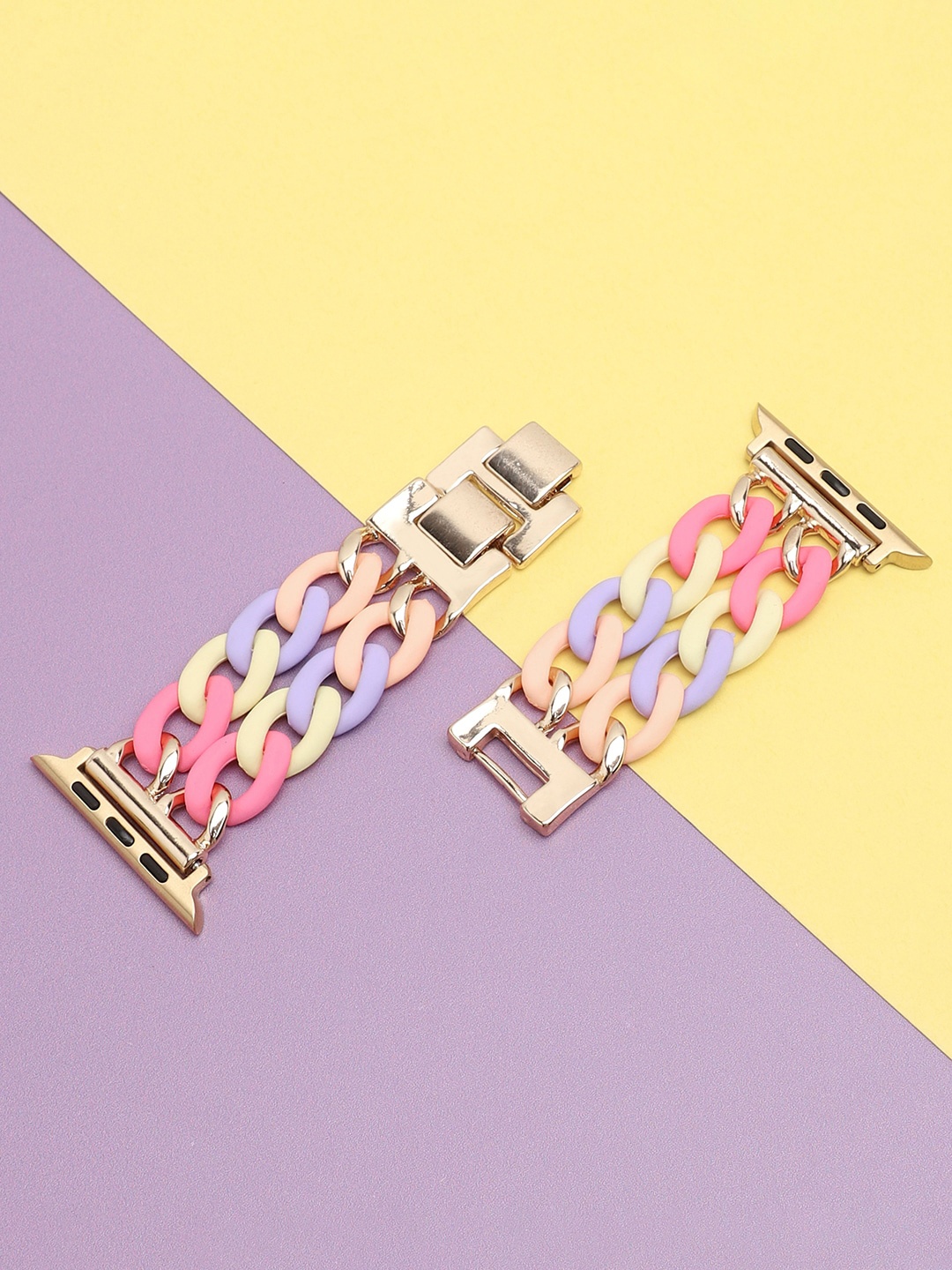 

HAUTE SAUCE by Campus Sutra Women Chain Style Watch Straps, Gold