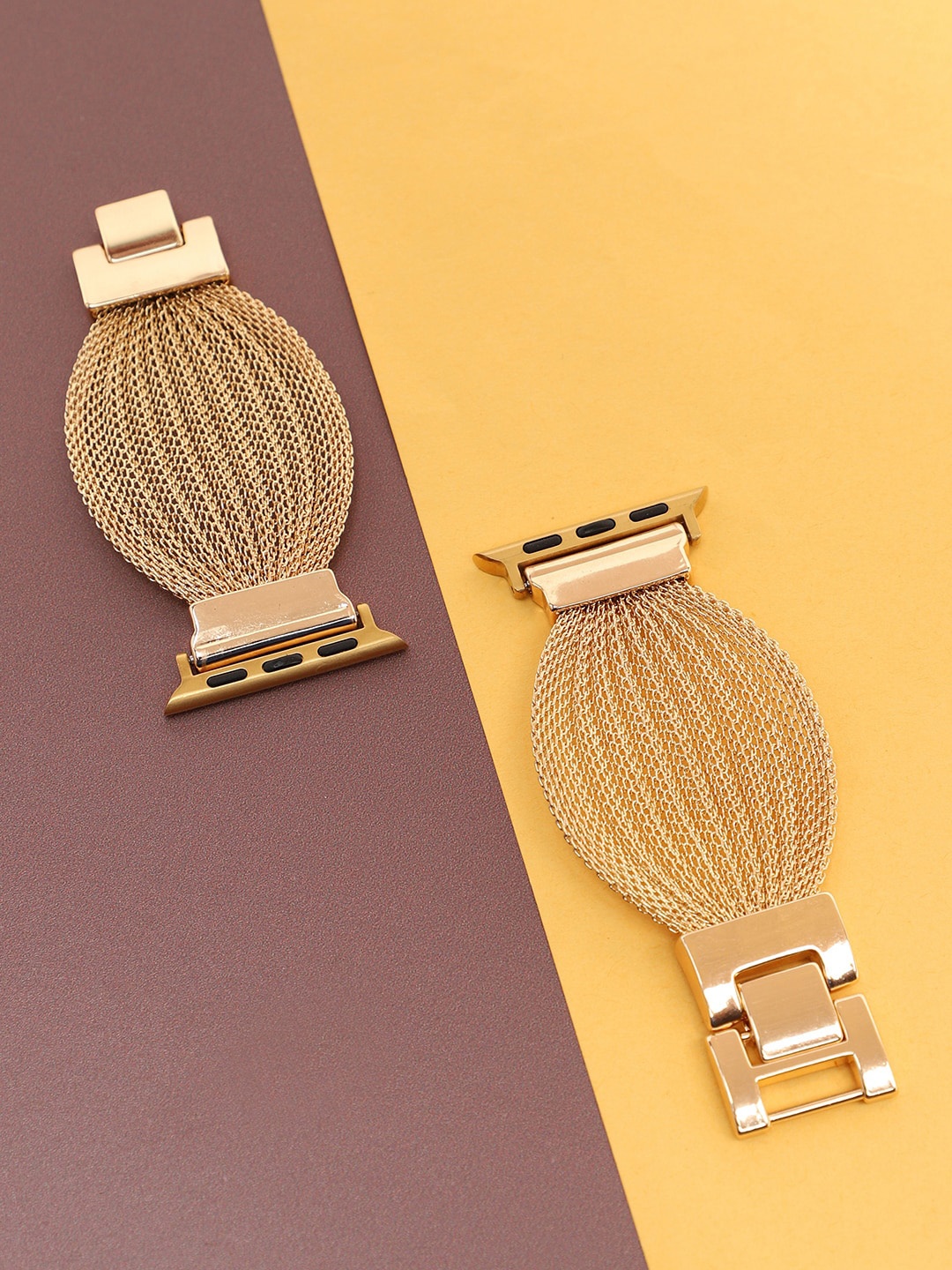 

HAUTE SAUCE by Campus Sutra Women Watch Straps, Gold