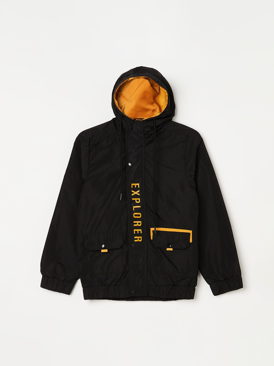 

Fame Forever by Lifestyle Boys Typography Padded Jacket, Black