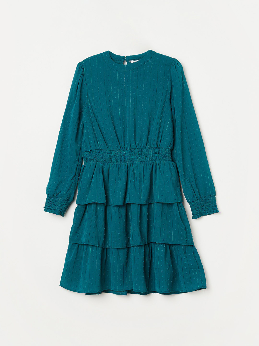 

Fame Forever by Lifestyle Puff Sleeve Dress, Blue