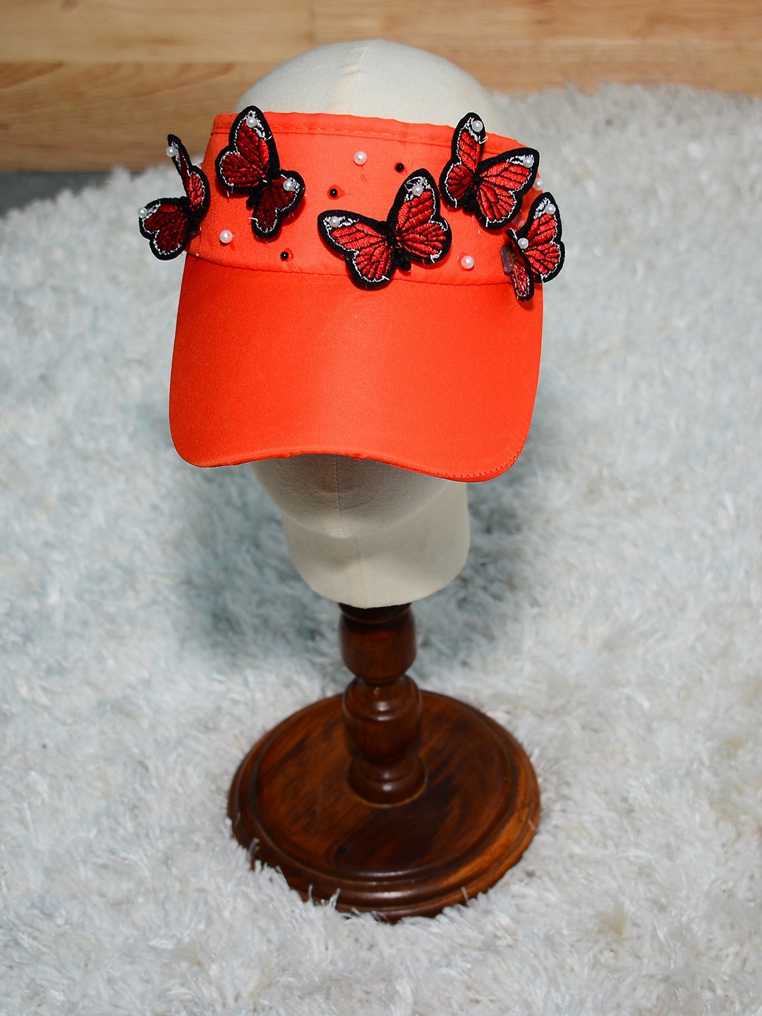 

TIPY TIPY TAP Kids Butterfly Sun Hat With Socks, Orange
