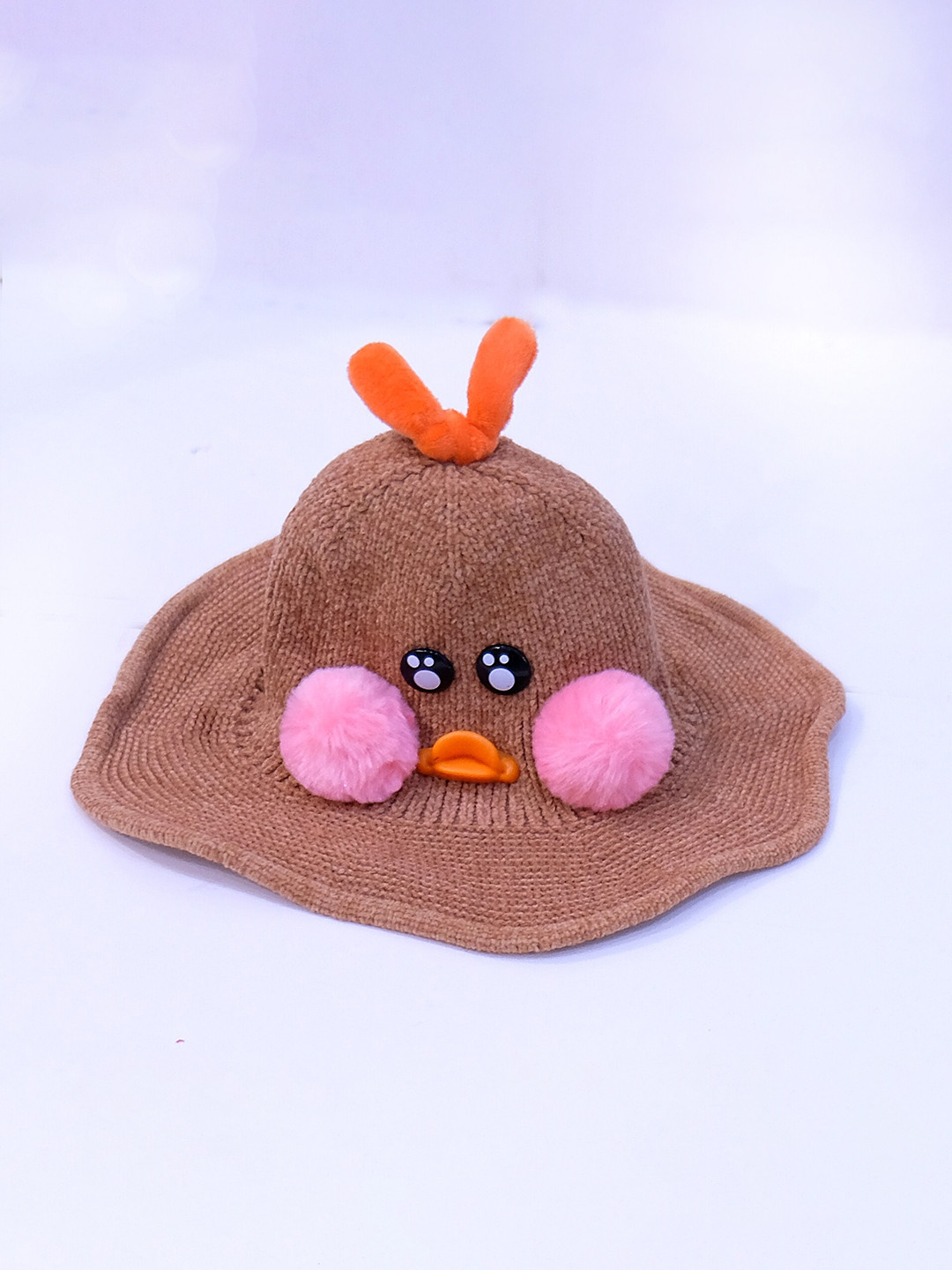 

TIPY TIPY TAP Kids Self Design Wool Hat, Brown