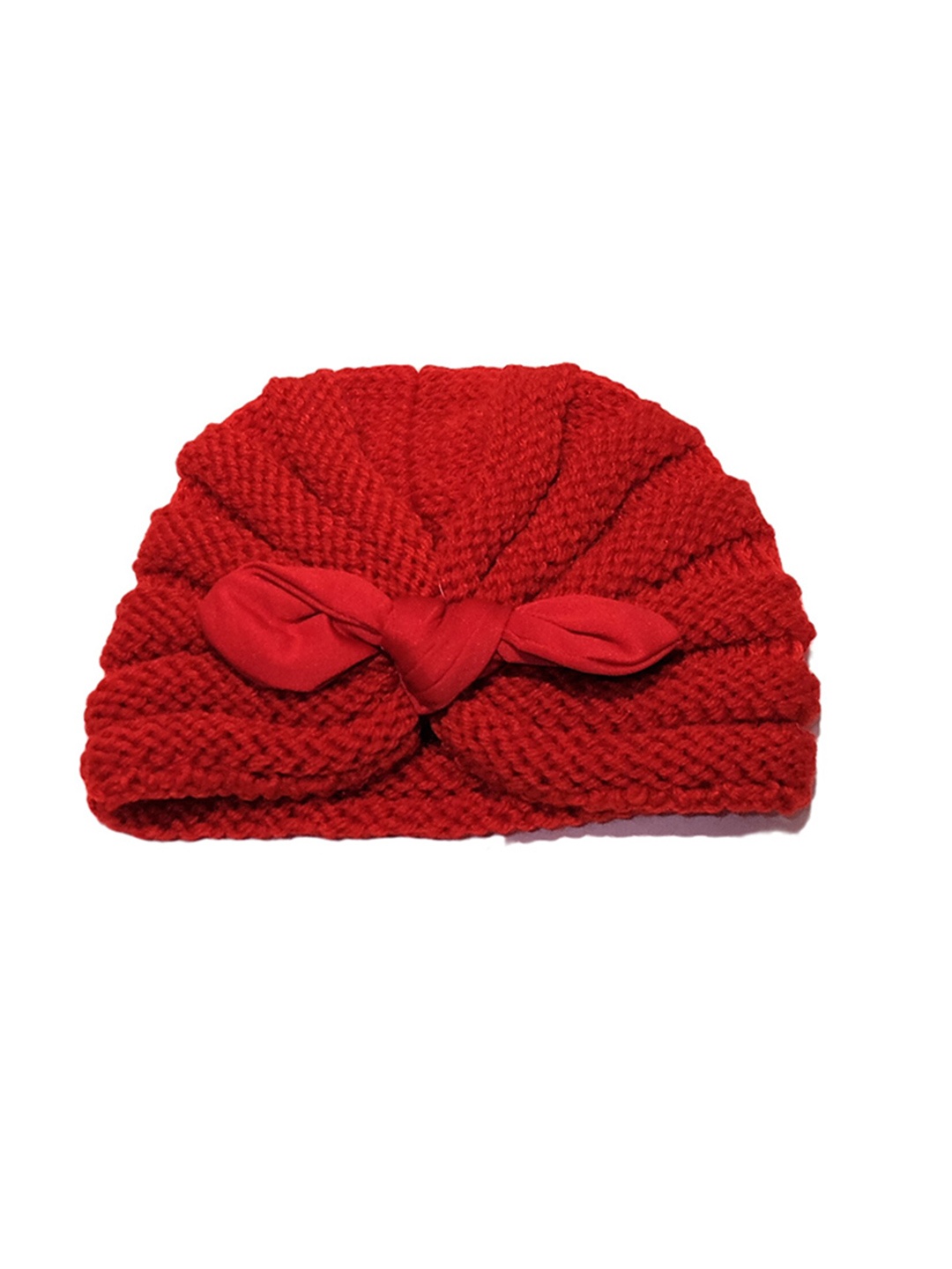 

TIPY TIPY TAP Kids Self Design Wool Beanie, Red