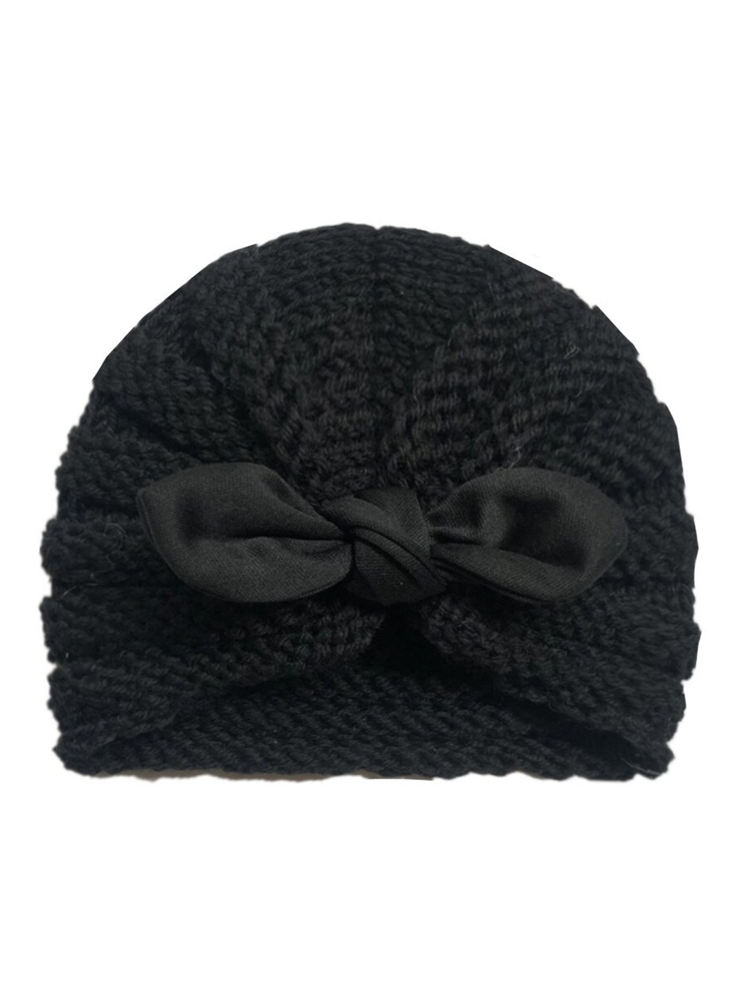 

TIPY TIPY TAP Kids Self Design Wool Beanie, Black