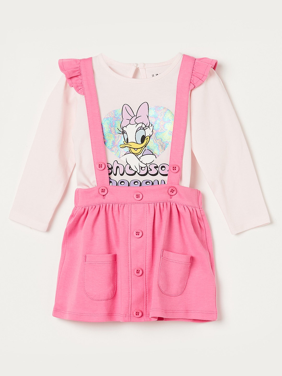 

Juniors by Lifestyle A-Line Daisy Duck Dress, Pink