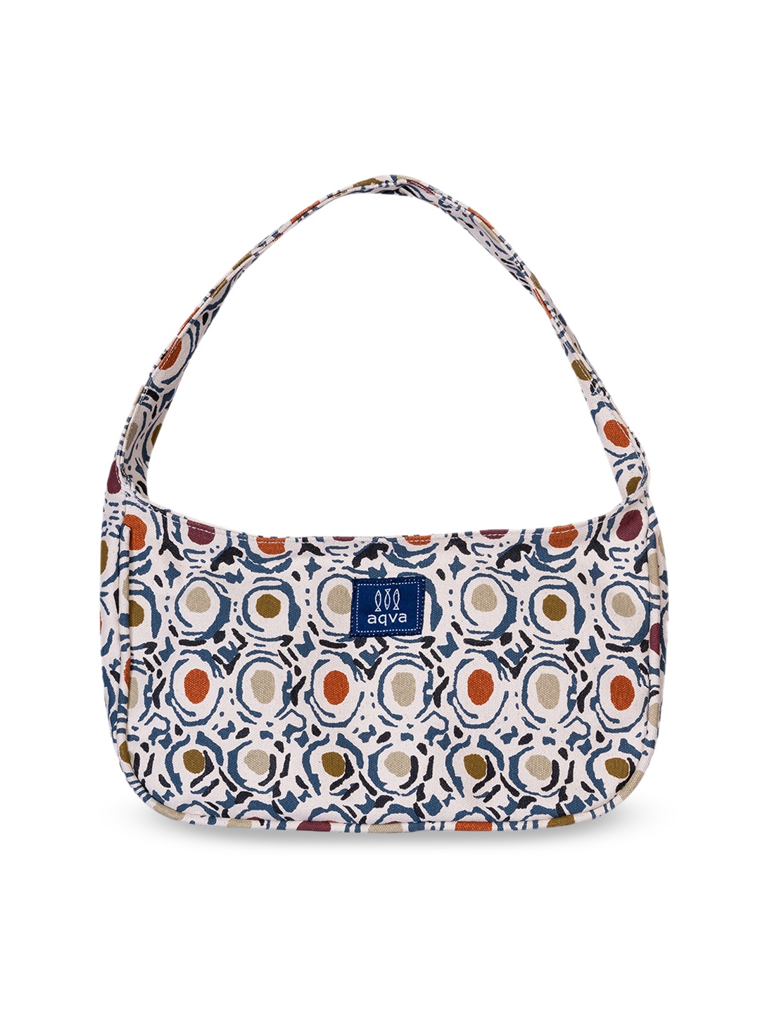 

AQVA Printed Shopper Satchel, Grey