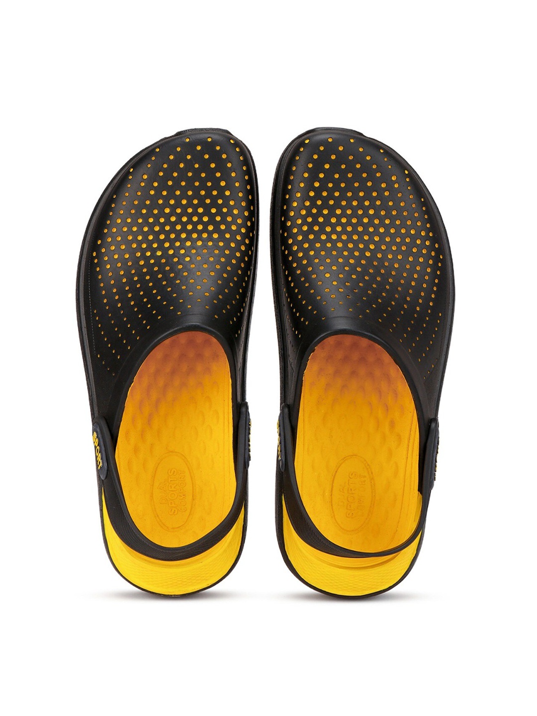 

BERSACHE Men Slip-On Rubber Clogs, Black