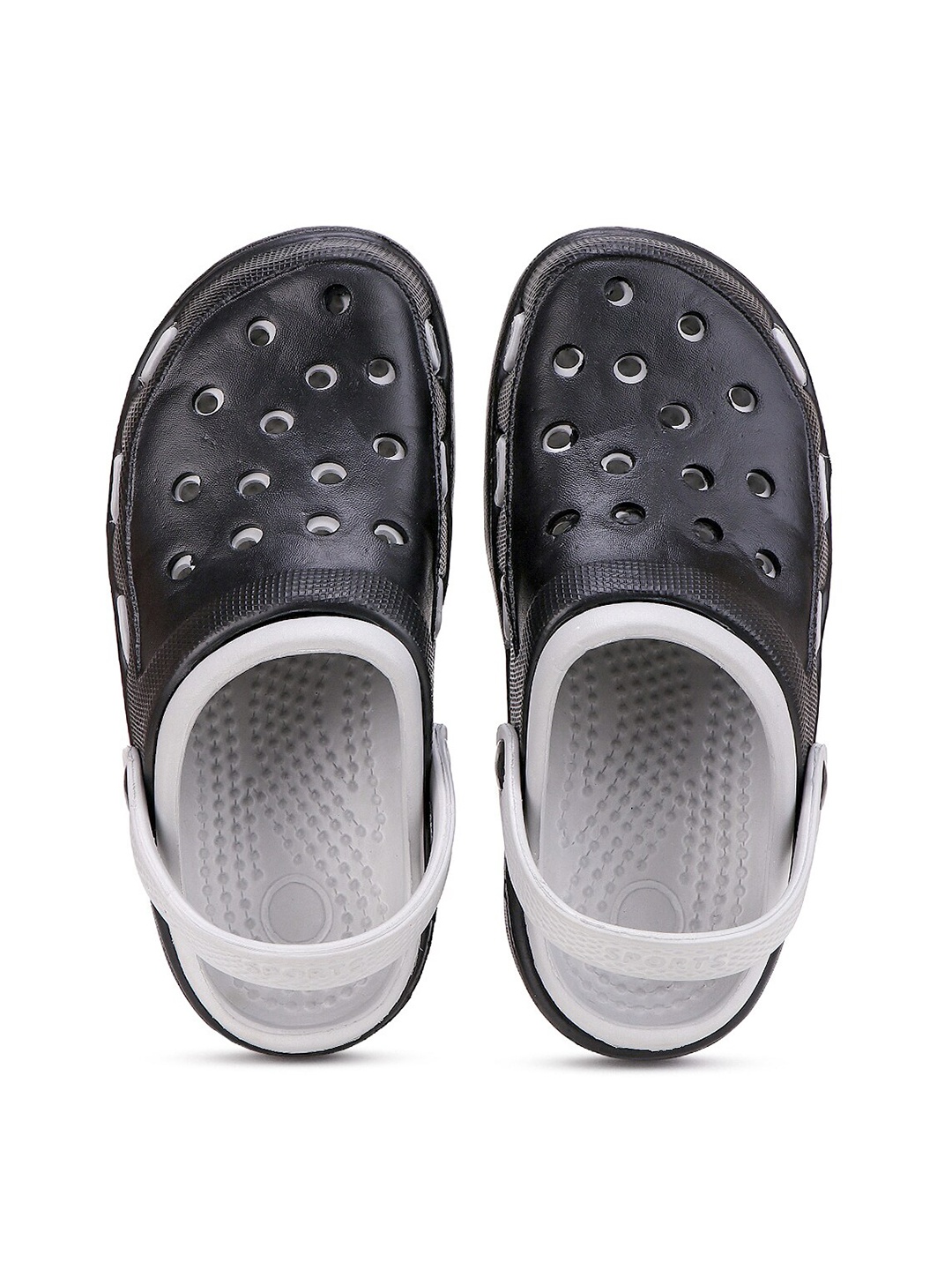 

BERSACHE Men Rubber Thong Flip-Flops, Black