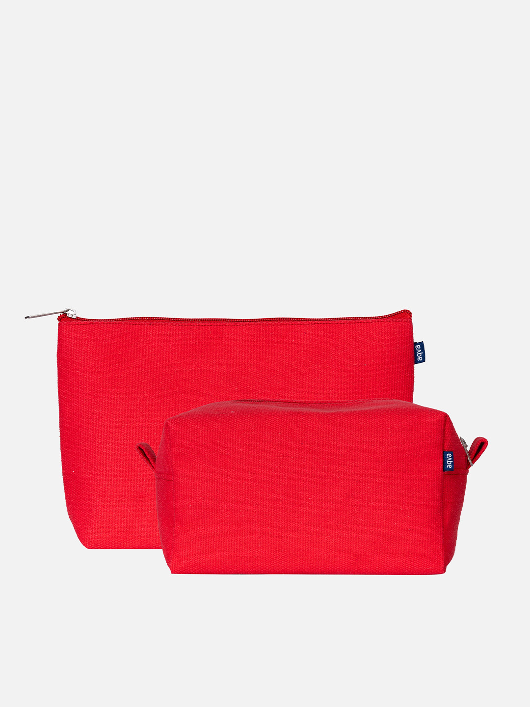 

AQVA Women Set Of 2 Travel Pouches, Red